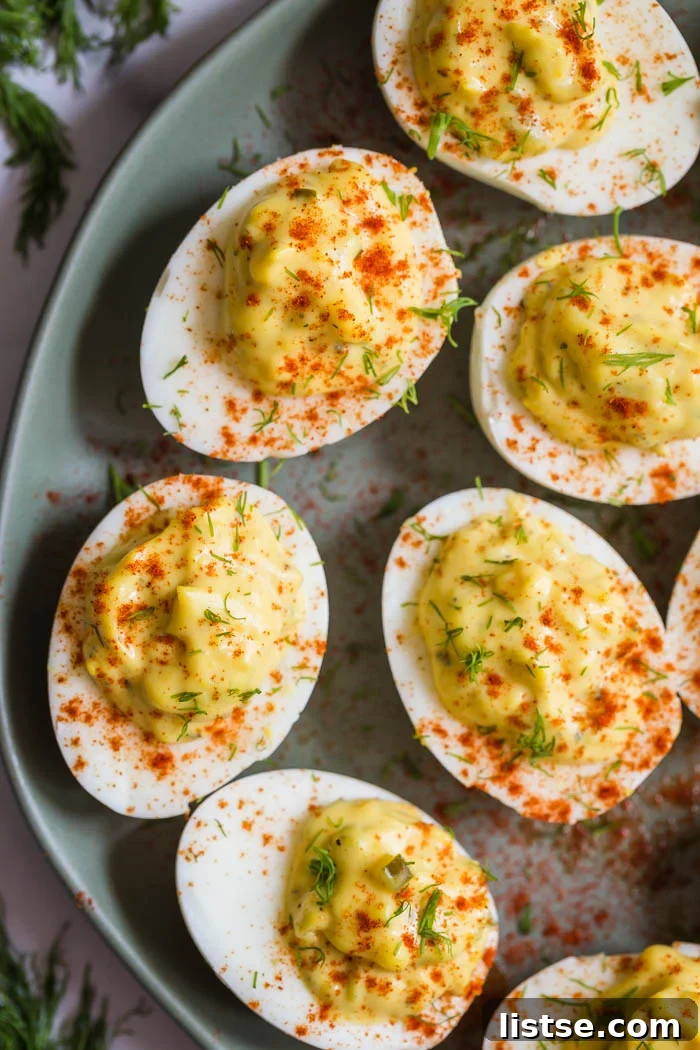 Dixie's Deviled Delights 6 classic deviled eggs