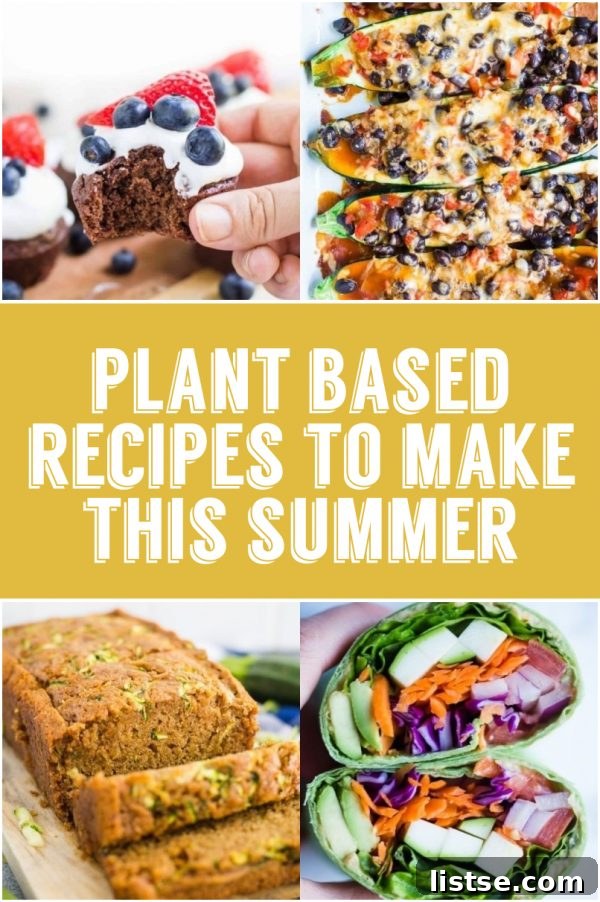 Kolay Yazlık Vegan Tarifler 33 Vibrant assortment of plant-based summer recipes including salads, grilled dishes, and fresh drinks, ideal for healthy vegan summer meals and entertaining