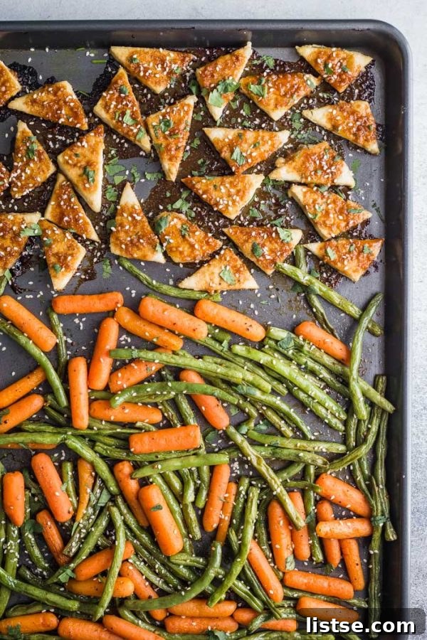 Sheet pan tofu and mixed vegetables, a simple and healthy vegan dinner