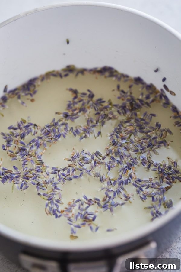 Homemade Simple Syrup 3 Lavender Simple Syrup, a beautifully infused sweetener