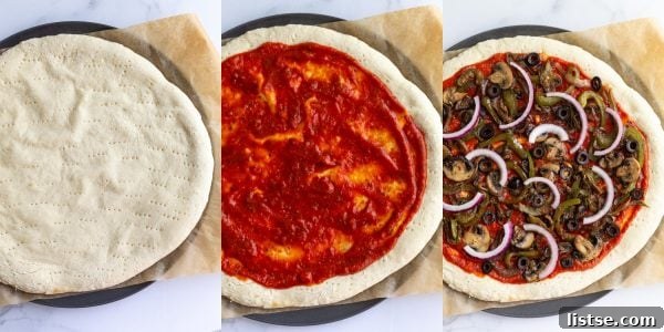 Steps to making a delicious vegan pizza