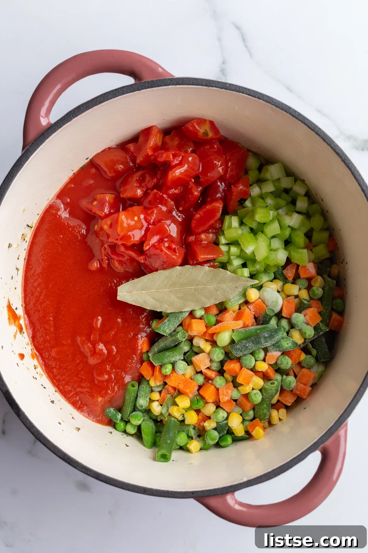 A-Z Delicious: Homemade Alphabet Soup 6 alphabet soup ingredients in a large pot