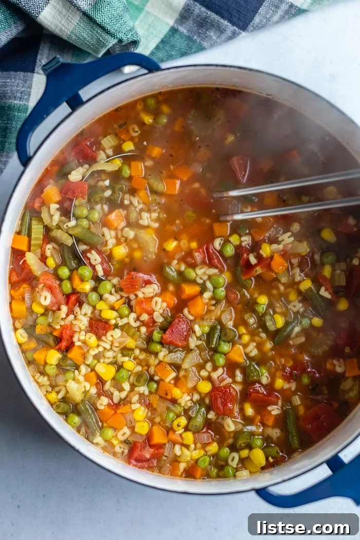 A-Z Delicious: Homemade Alphabet Soup 8 large pot of alphabet vegetable soup