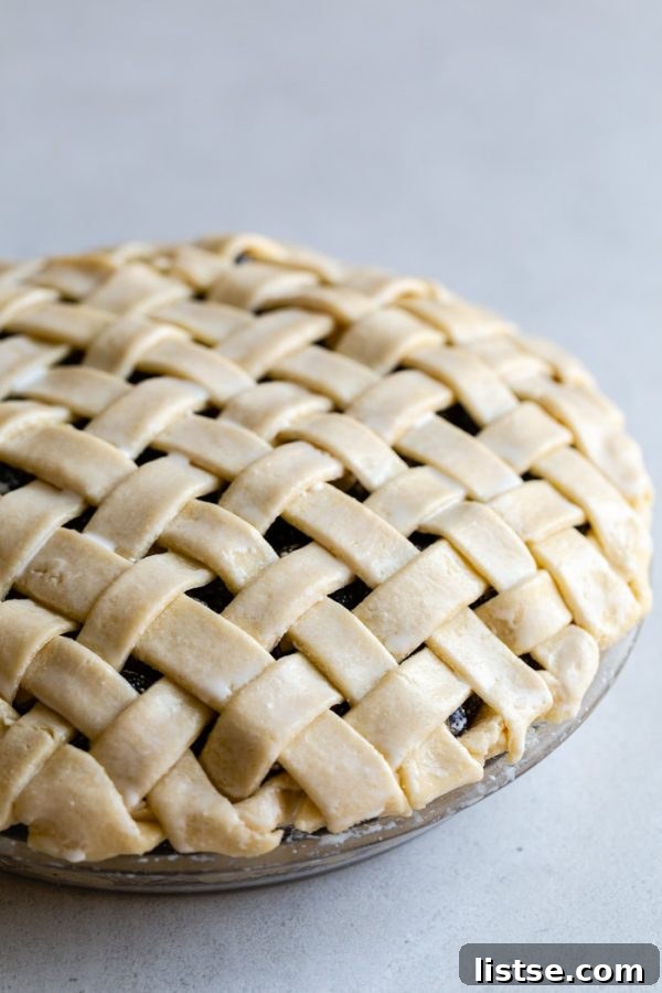 Vegan Pie Crust ready for baking