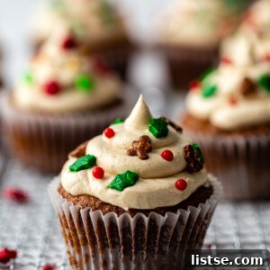 Spiced Gingerbread Cupcakes 7 Gingerbread Cupcakes
