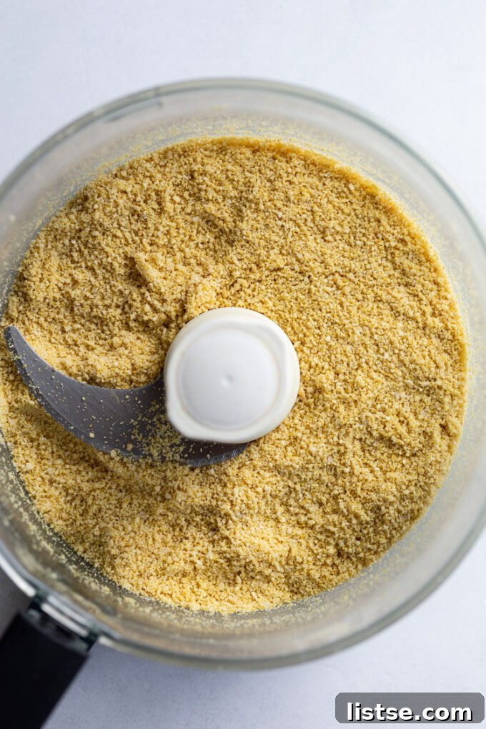 vegan parmesan cheese in a jar
