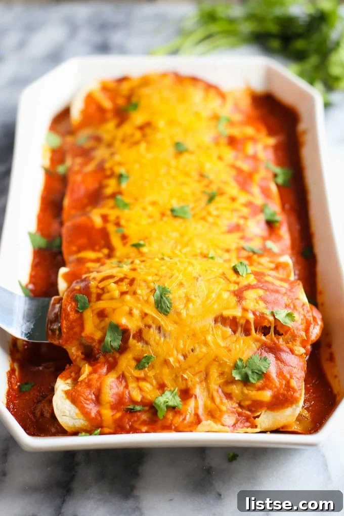 vegan enchiladas with cheese on top