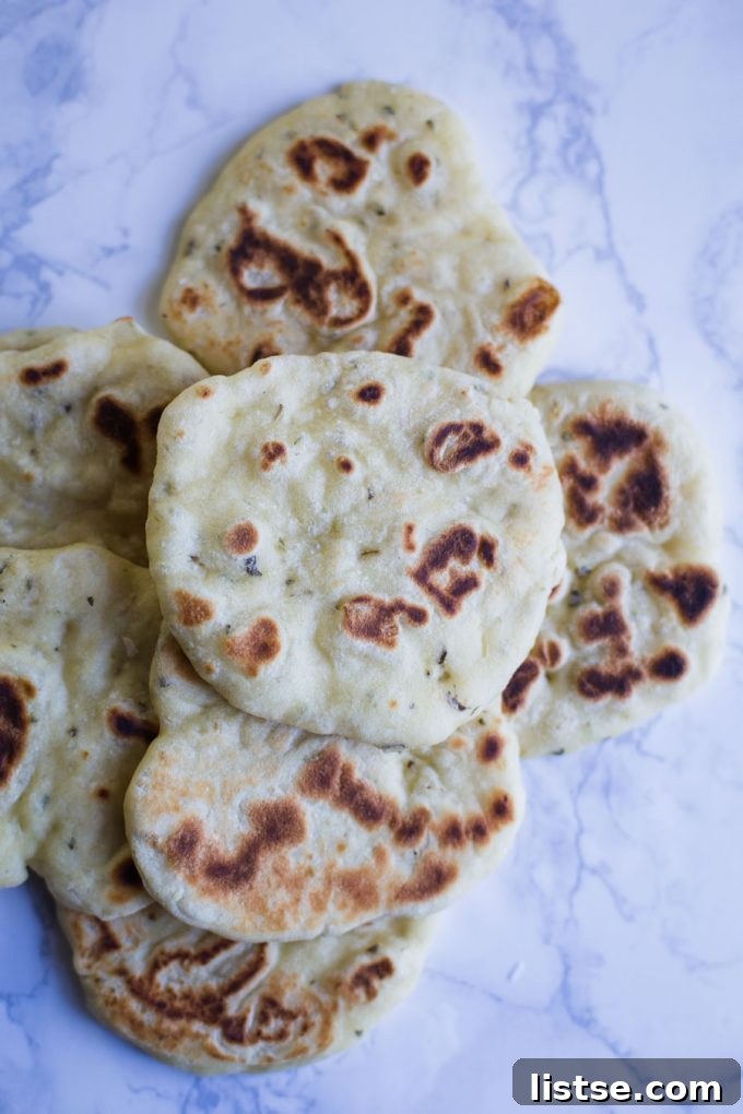 N-Spired Nibbles 2 flatbread on a marble board