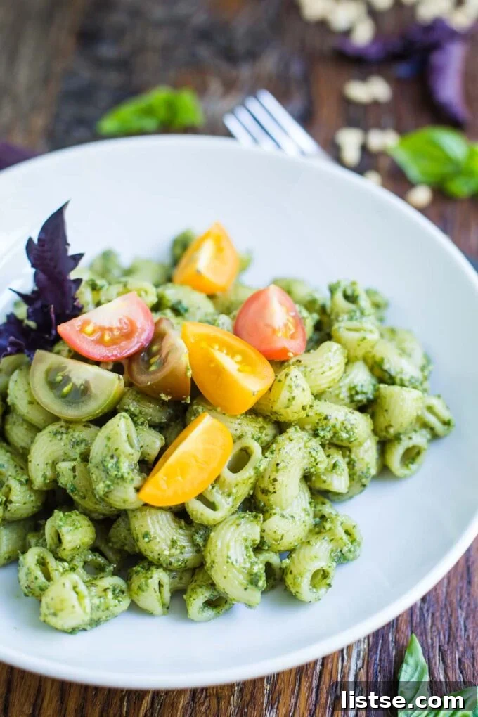 Plant-Based Pasta Delights 17 Vegan Pesto Pasta