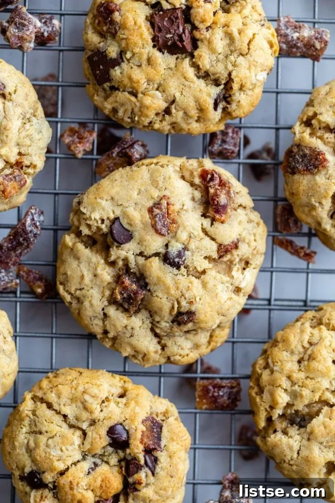 Wholesome vegan oatmeal date cookies cooling on a wire rack, showcasing their rustic texture and natural sweetness.