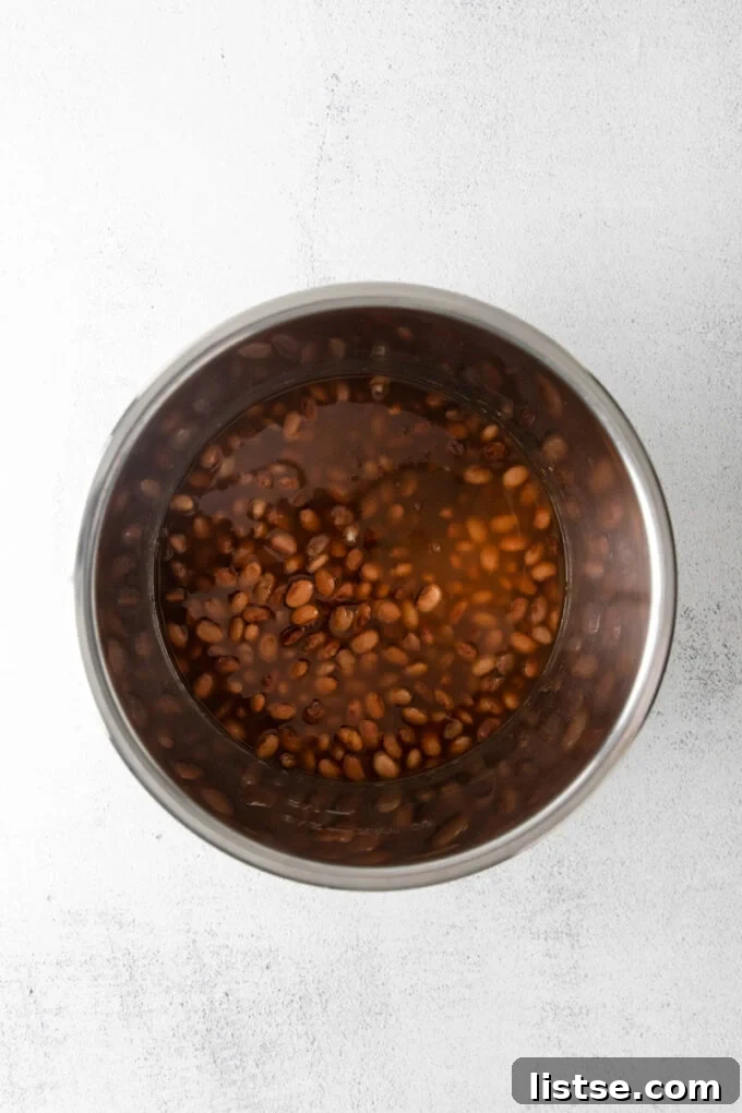 Creamy Instant Pot Pinto Beans 5 Cooking pinto beans in an Instant Pot