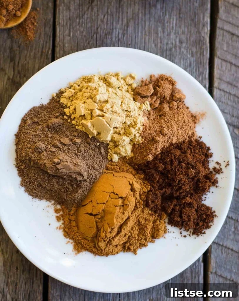 Appetizing A-Foods: A Culinary Exploration 5 various spices arranged on a plate