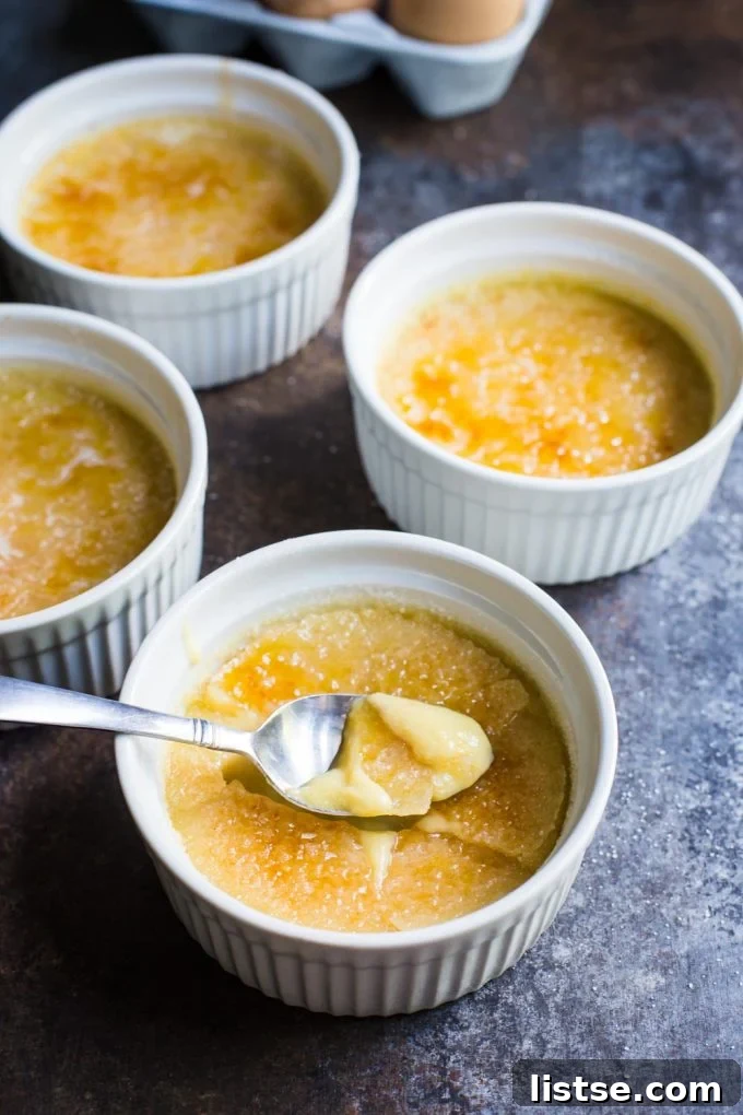 A Veritable Feast of V Foods 3 vanilla bean creme brulee