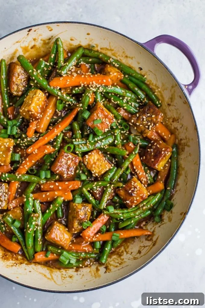 tempeh stir fry