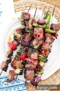 Tex-Mex Skewers 2 Fajita Kebabs