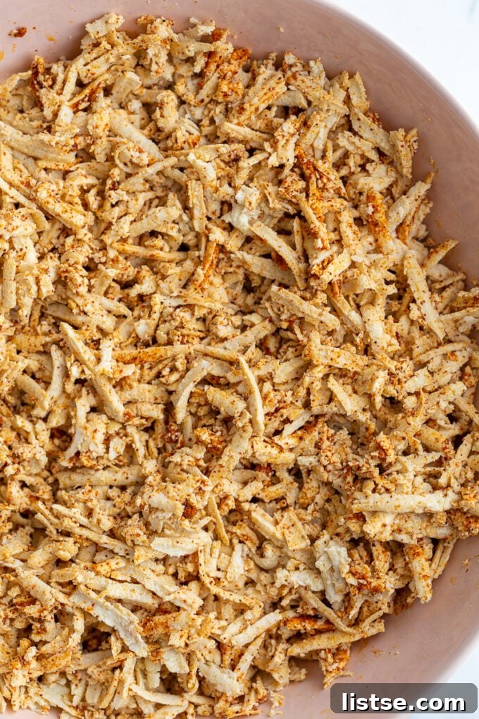 Crispy Tofu Tacos 5 shredded tofu taco