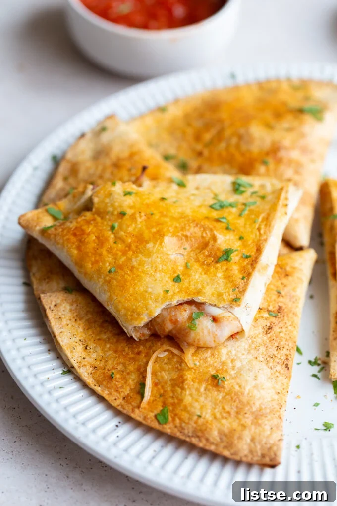 Large, golden-brown pizza pockets made from tortillas. One has a bite taken out, revealing gooey melted mozzarella cheese and savory pepperoni inside.