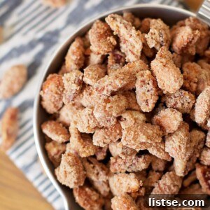 Golden Pumpkin Spice Candied Almonds and Pecans 2 Delicious Pumpkin Spice Sugar Almonds and Pecans