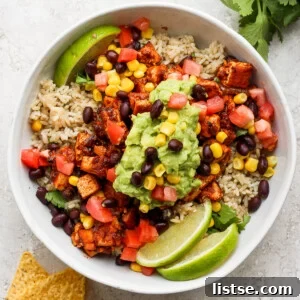 copycat chipotle sofritas burrito bowl