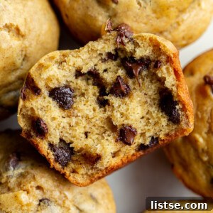 Fluffy and perfectly baked vegan muffins in a muffin tin
