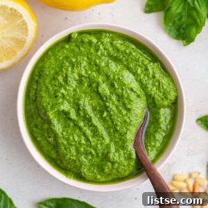 Homemade Basil Pesto
