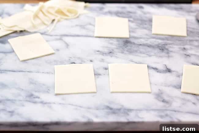 Cutting pie crust into rectangles for homemade pop tarts