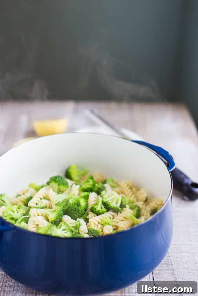 Zesty Plant-Based Lemon Broccoli Pasta Salad 2 Vegan Lemon Broccoli Pasta Salad - a vibrant and healthy dish featuring fresh lemon and crisp broccoli.