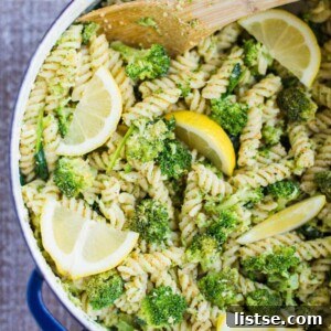 Vegan Lemon Broccoli Pasta Salad