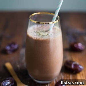 Delicious Chocolate Hemp Smoothie