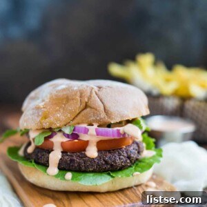 Black Bean & Quinoa Burger