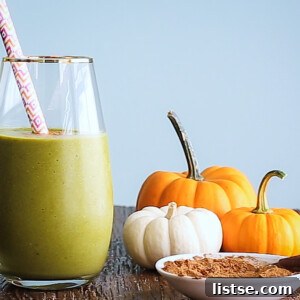 Recipe image for Pumpkin Spice Green Smoothie
