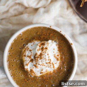 Warm Pumpkin Latte