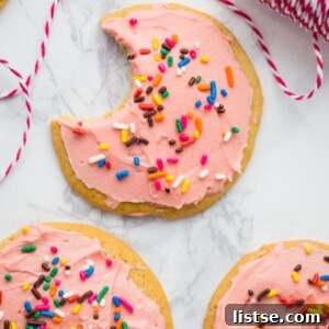 Beautifully decorated vegan sugar cookies, ready for any celebration.