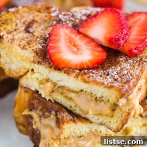 Almond Butter Stuffed French Toast
