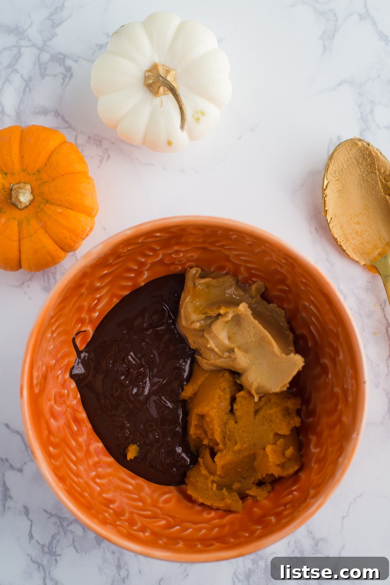 Close-up of Dark Chocolate Pumpkin Truffles coated in cocoa powder and sea salt.