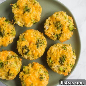 Broccoli & Cheese Quinoa Bites