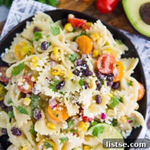 Zesty Fiesta Pasta Salad 7 Mexican Inspired Pasta Salad