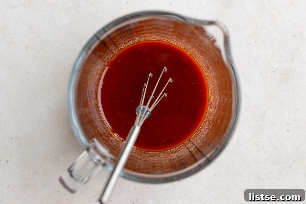 spicy gochujang sauce for tofu