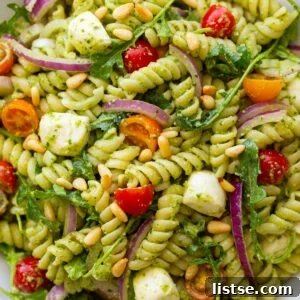 Pesto Pasta Salad with Cherry Tomatoes and Mozzarella 9 img 51961 8