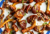Garlic Butter Sautéed Chestnut Mushrooms