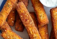 Crispy Halloumi Fries Recipe: Golden Cheesy Sticks
