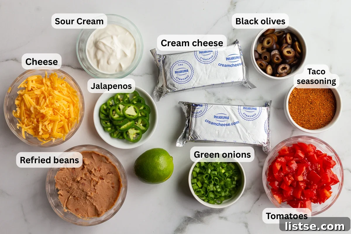 Cream Cheese Taco Dip Recipe for Parties 4 img 53353 3